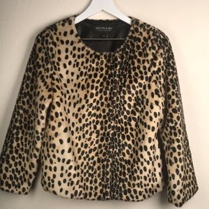 Kristen Blake Studio Collection Animal Print Coat